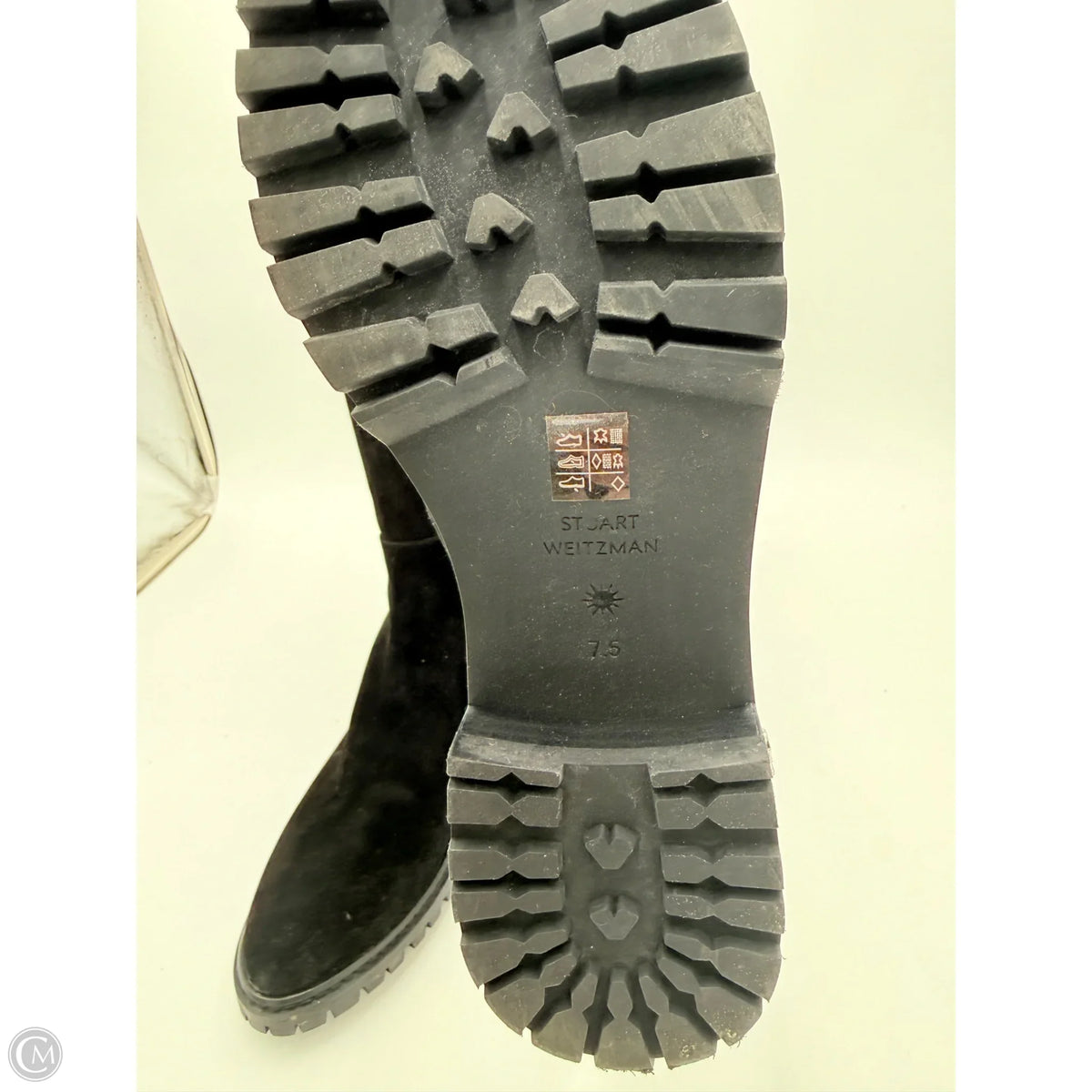 Boots Designer By Stuart Weitzman In Black, Size: 7.5