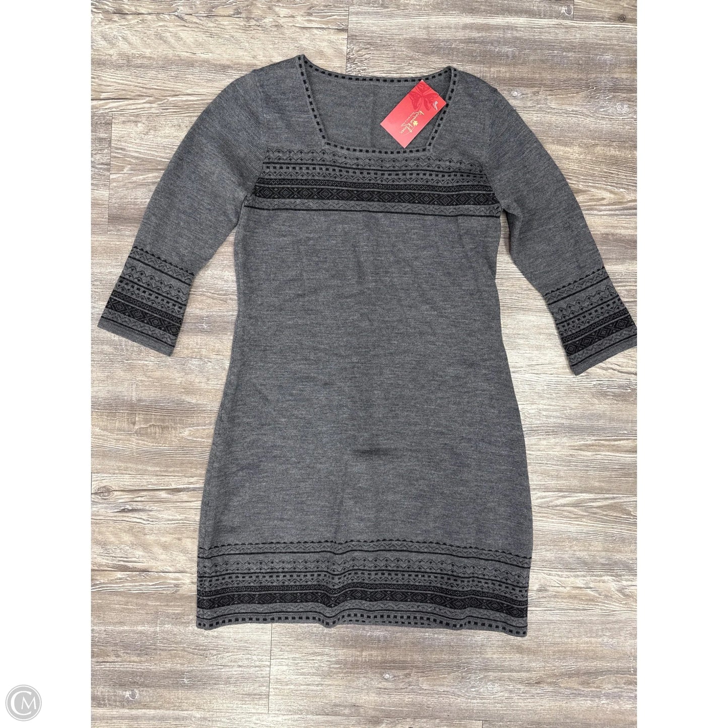 Dress Casual Short By Cmc In Black & Grey, Size: M