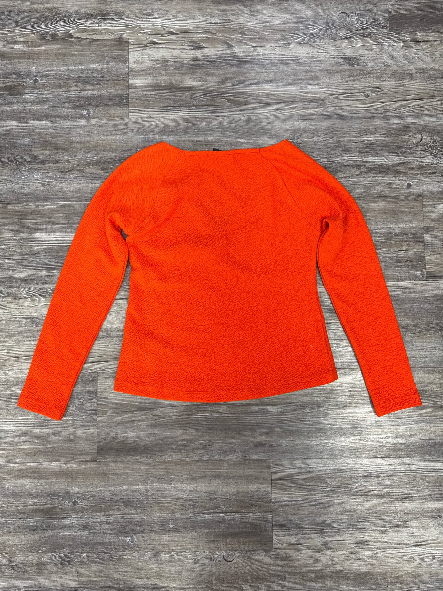 Top Long Sleeve Basic By Maeve In Orange, Size: L