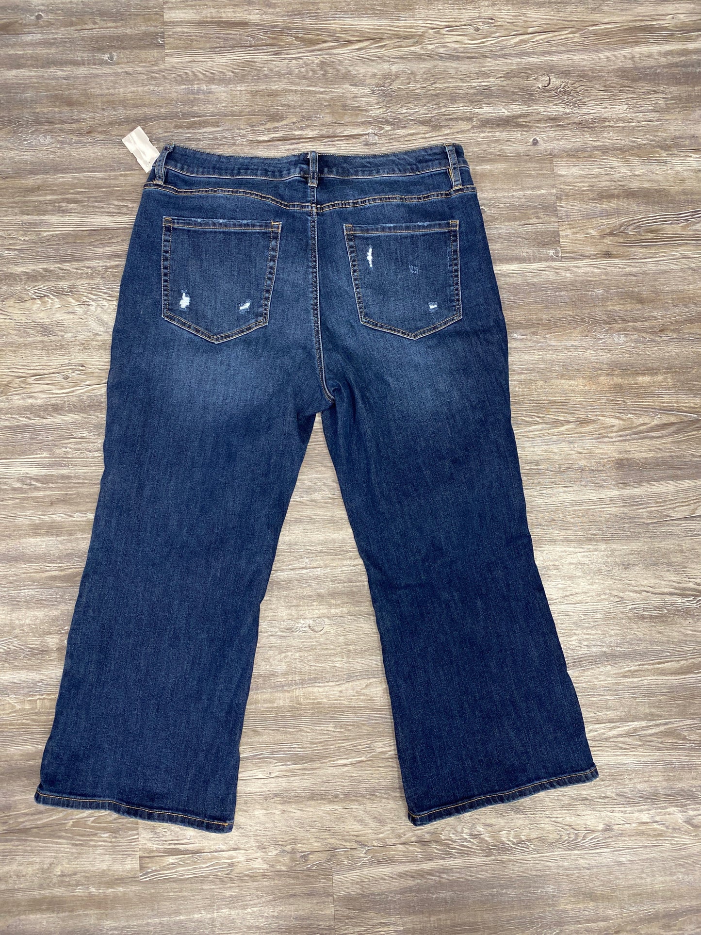 Blue Denim Jeans Boot Cut Lane Bryant, Size 22 PETITE