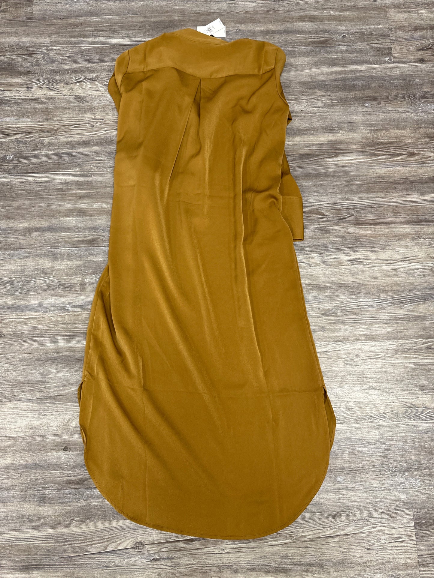 Dress Casual Midi By Banana Republic In Mustard, Size: Xs