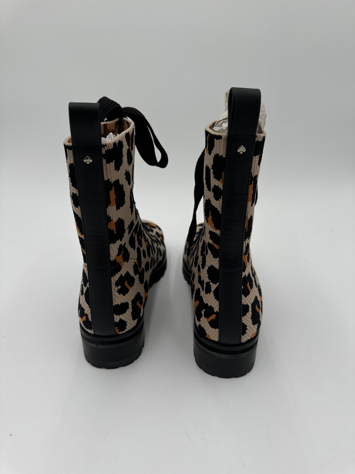 Boots Ankle Heels By Kate Spade In Animal Print, Size: 6.5