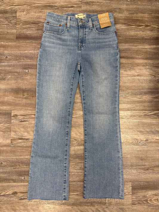 Jeans Straight By Madewell In Blue Denim, Size: 2