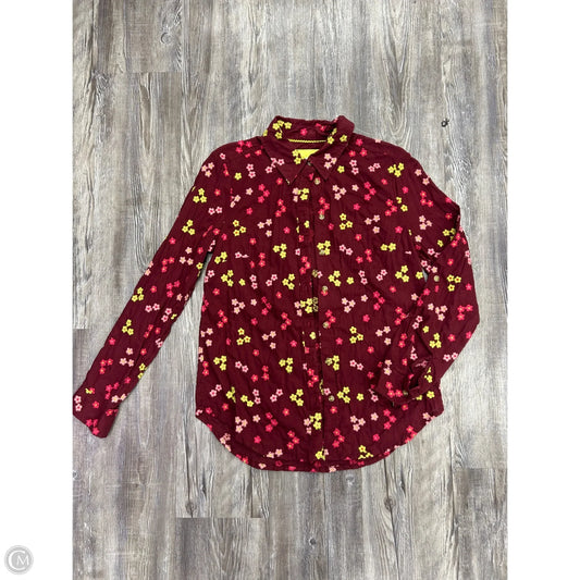 Top Long Sleeve By Maeve In Floral Print, Size: Xs