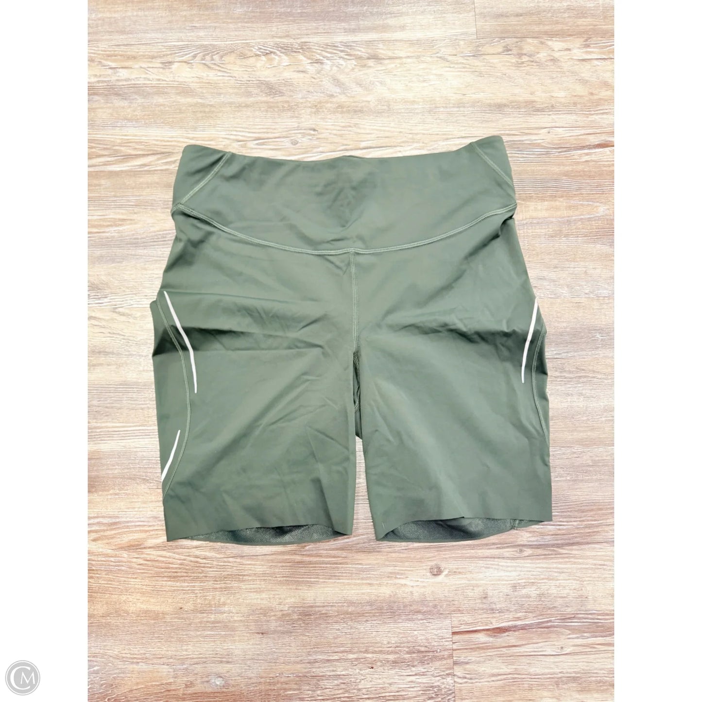 Athletic Shorts By Lululemon In Green, Size: 14