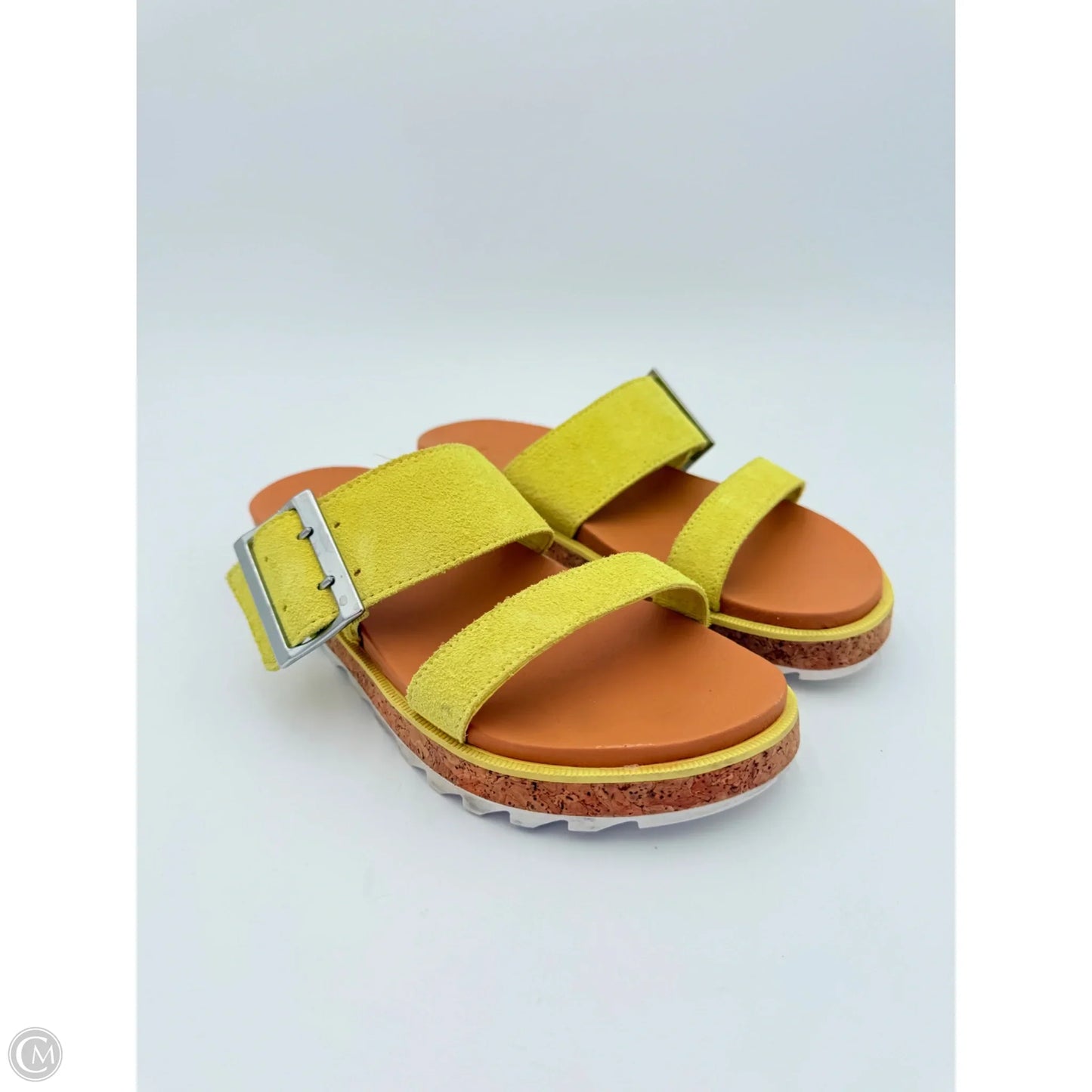 Sandals Flats By Sorel In Yellow, Size: 8.5
