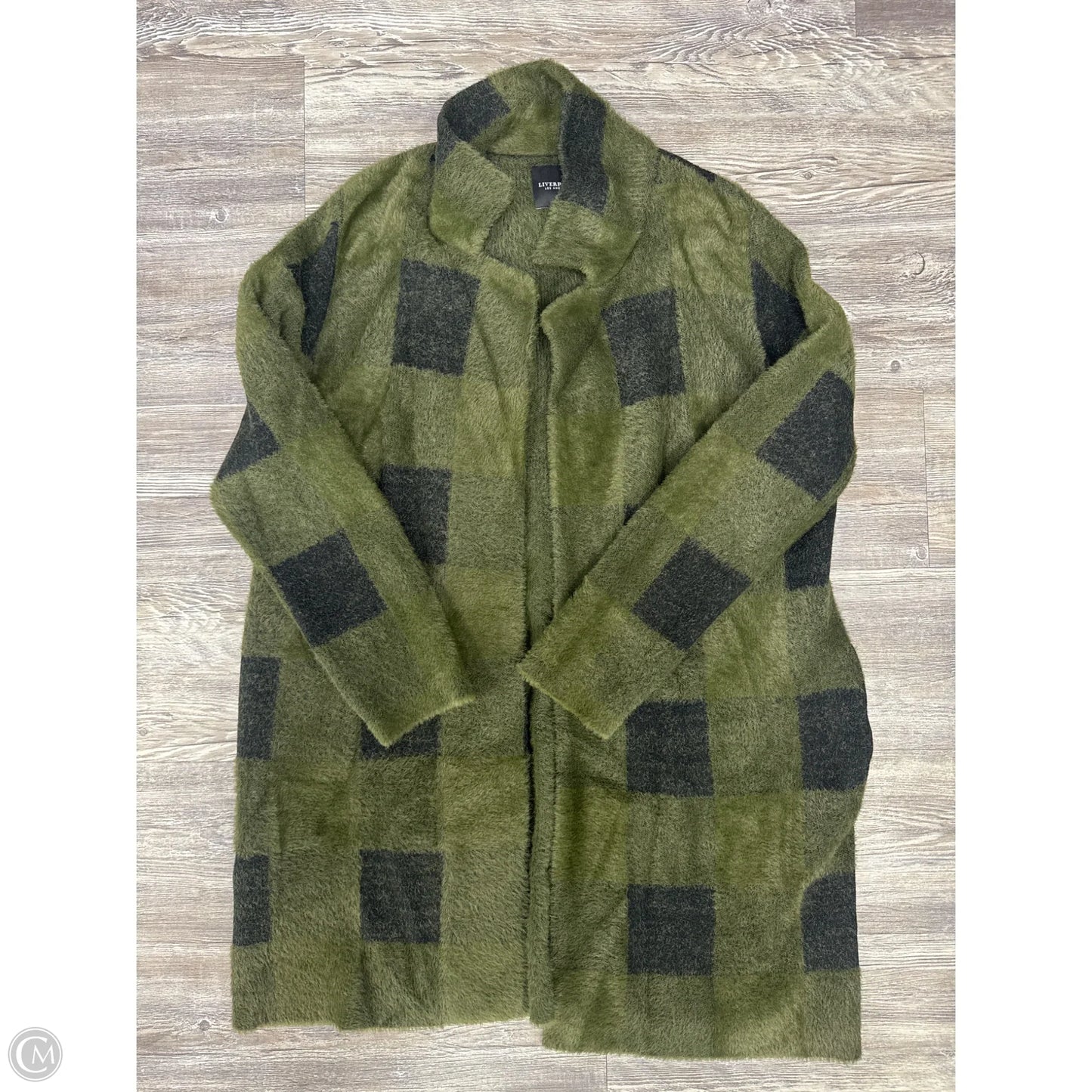 Jacket Other By Liverpool In Black & Green, Size: S