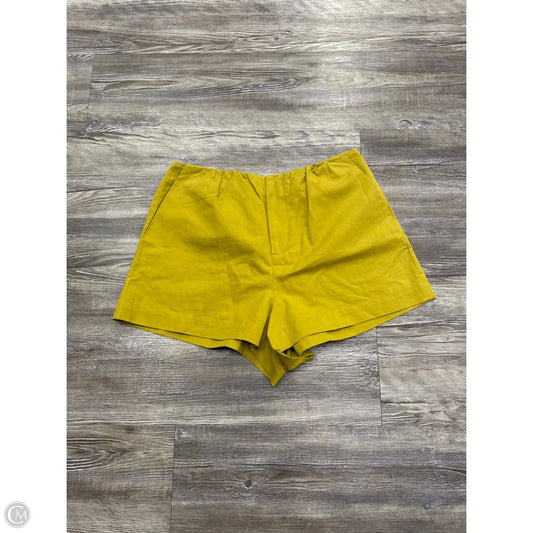 Shorts Designer By Kate Spade In Chartreuse, Size: 4