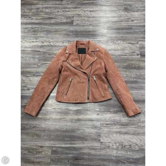 Jacket Designer By All Saints In Tan, Size: S