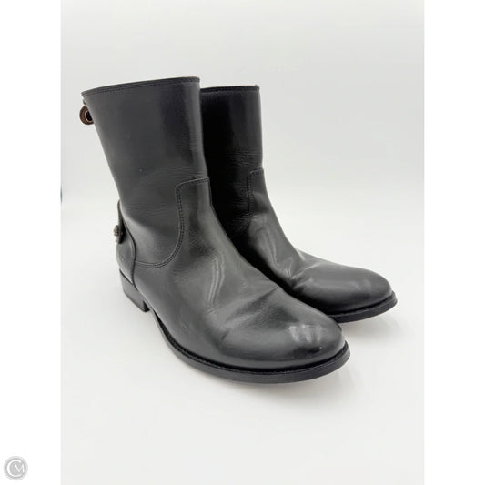 Boots Designer By Frye In Black, Size: 9.5