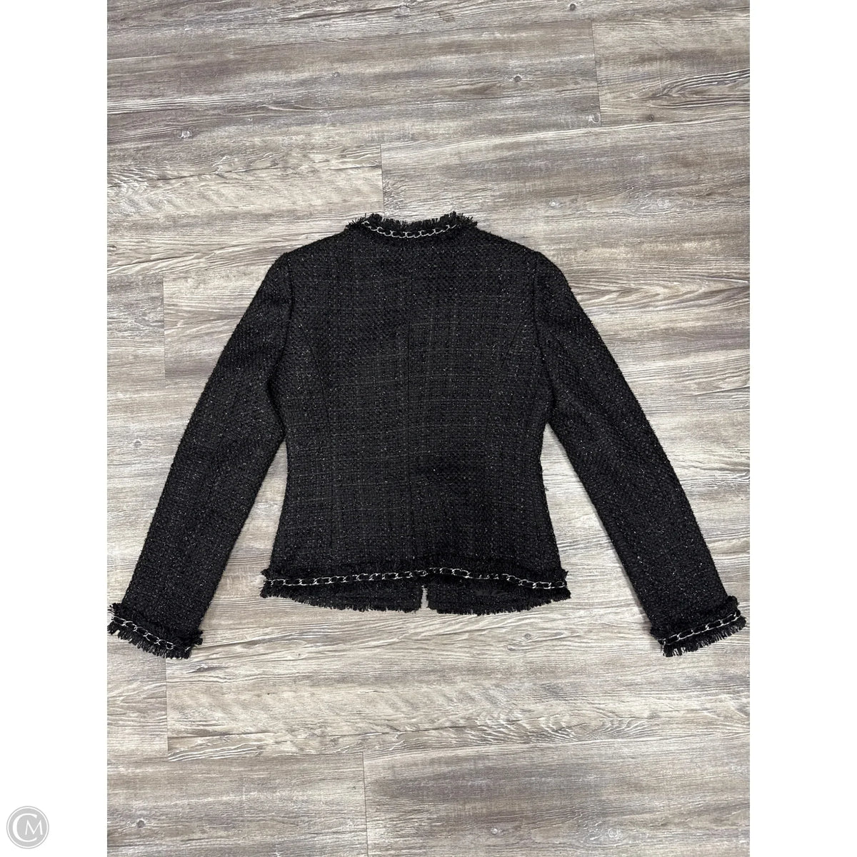 Blazer By Boston Proper In Black & Silver, Size: 0