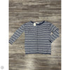 Top Long Sleeve Basic By Free People In Blue & White, Size: Xs
