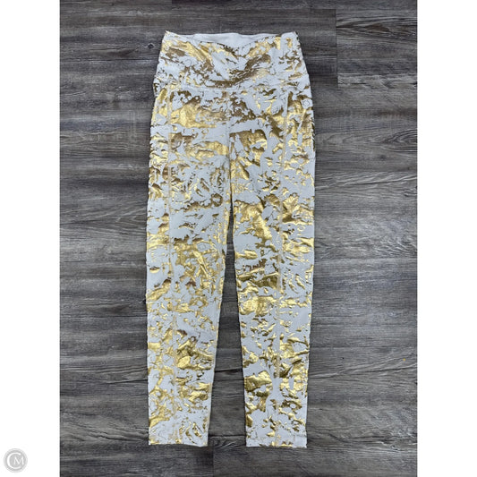 Pants Designer By Lilly Pulitzer In Gold & White, Size: Xs