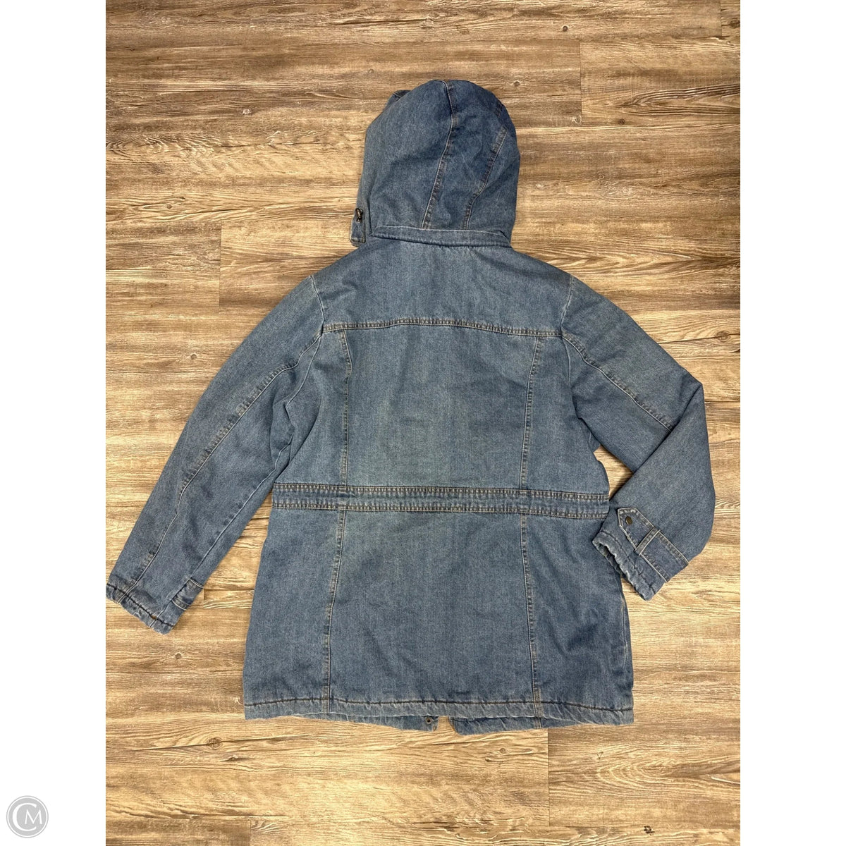 Jacket Denim By Northstyle In Blue Denim, Size: 2x
