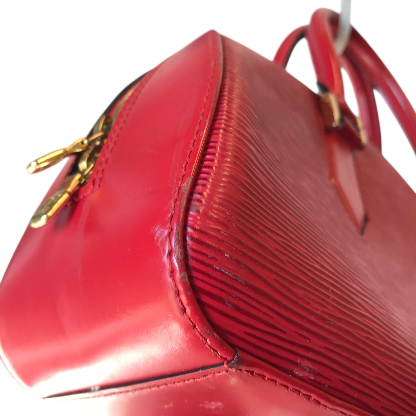 Handbag Luxury Designer By Louis Vuitton In Red, Size:Medium