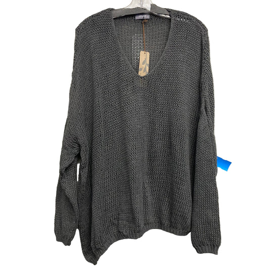 Sweater By Figwood In Grey, Size:Osfm