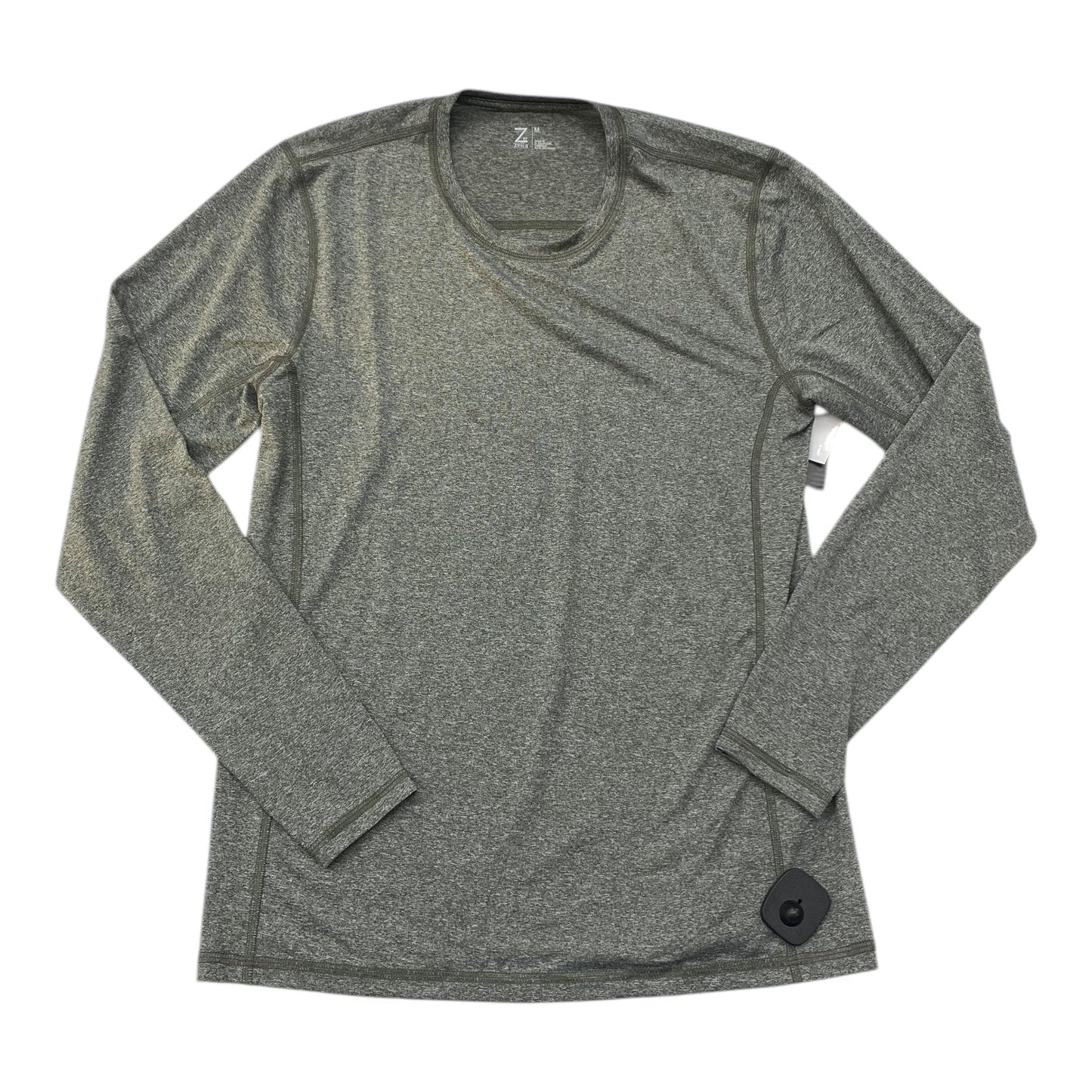 Athletic Top Ls Crewneck By Zella In Green, Size:M