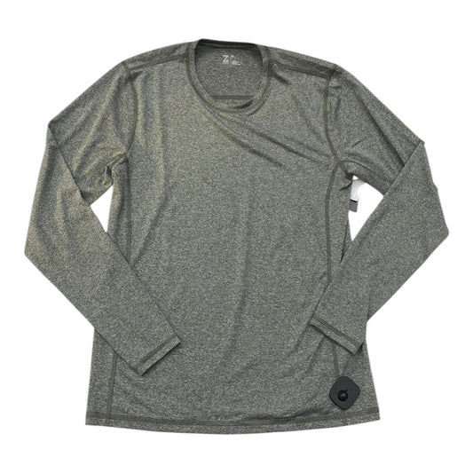 Athletic Top Ls Crewneck By Zella In Green, Size:M