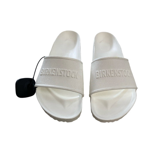 Sandals Designer By Birkenstock In White, Size:9