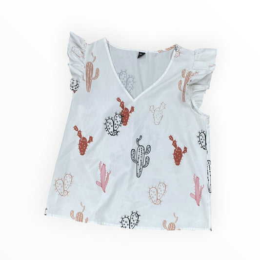Top Ss By Shein In Cream, Size:M