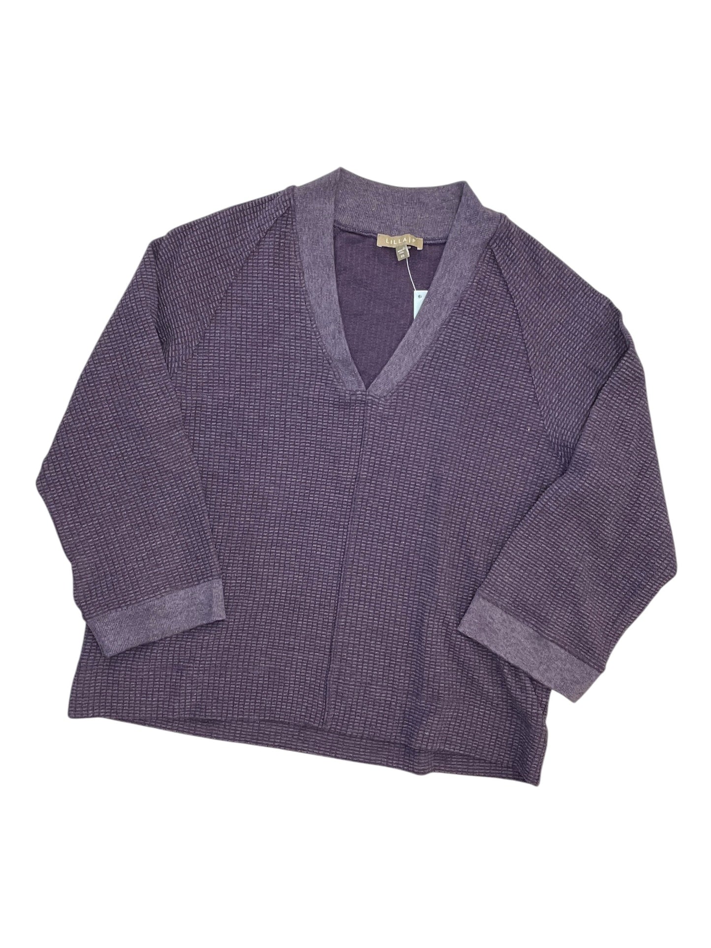 Top Ls By Lilla P In Purple, Size:Xs