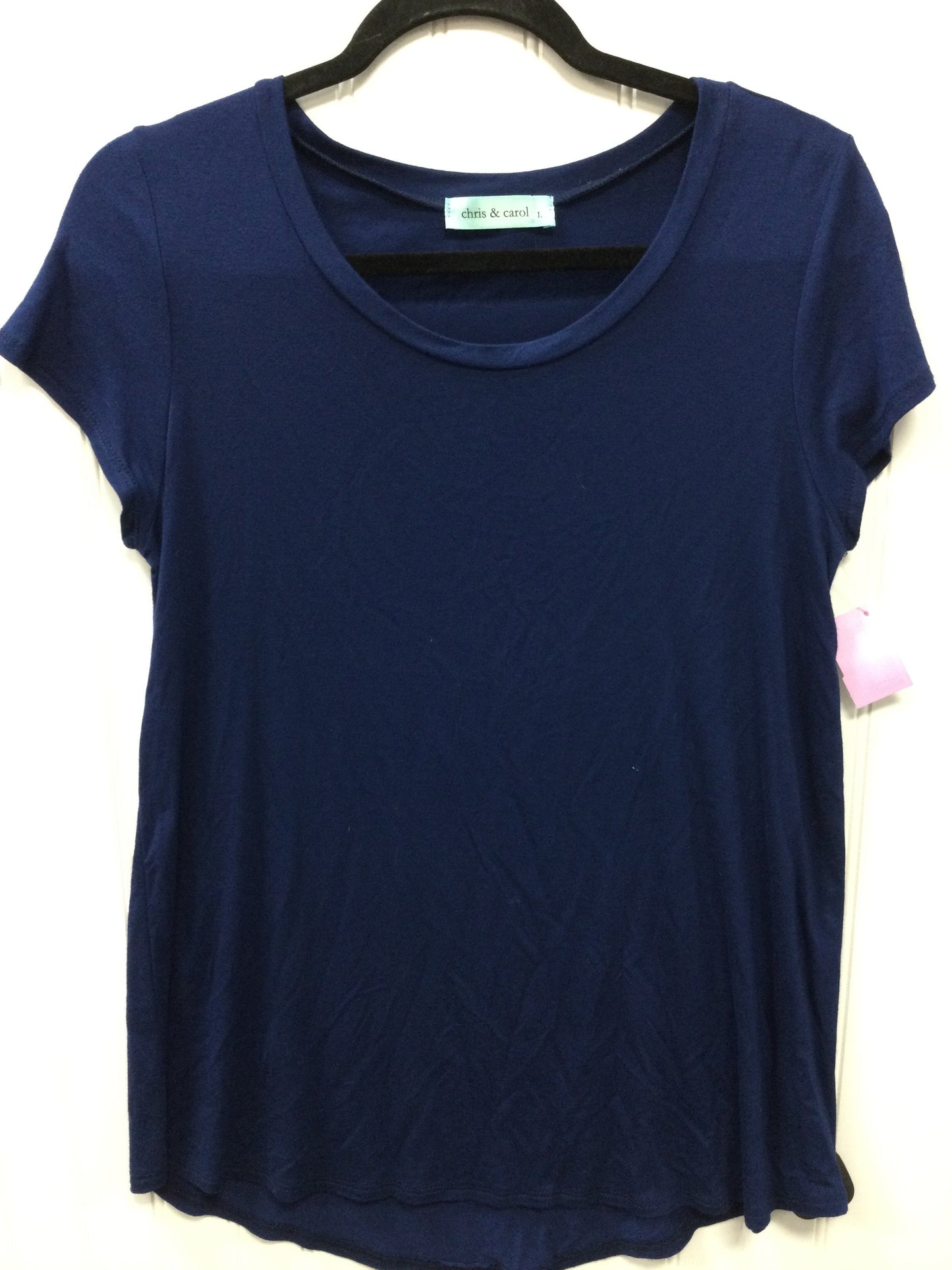 Top Ss By Chris And Carol In Navy, Size:L