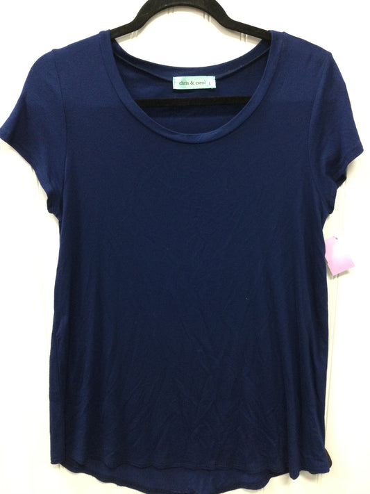 Top Ss By Chris And Carol In Navy, Size:L
