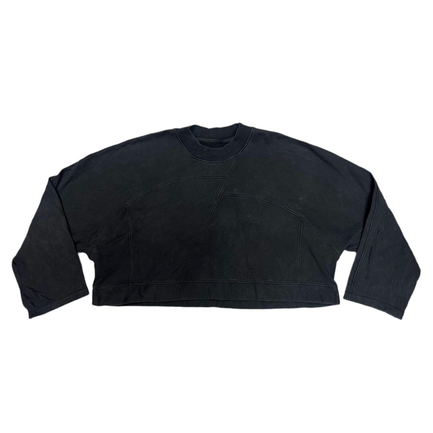 Athletic Sweatshirt Crewneck By Lululemon In Black, Size: M