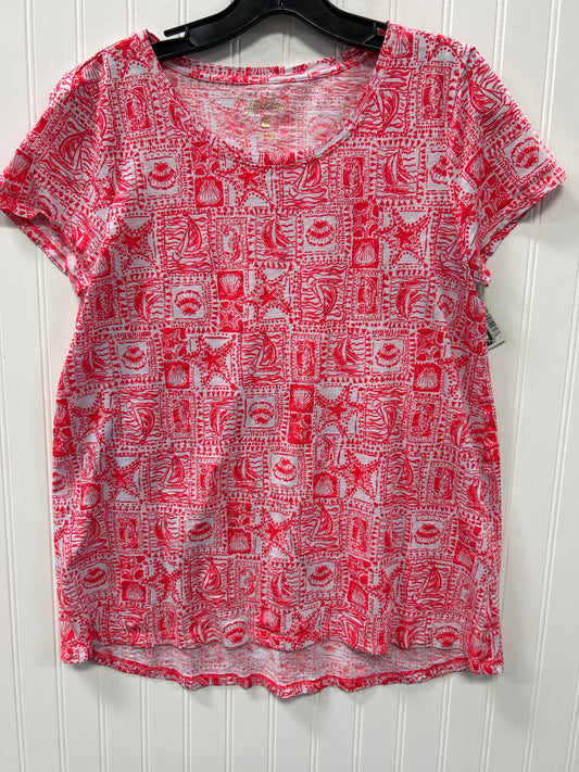 Top Ss Designer By Lilly Pulitzer In Red, Size:M