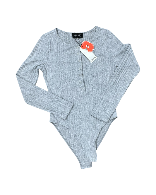 Bodysuit By Cider In Grey, Size:M