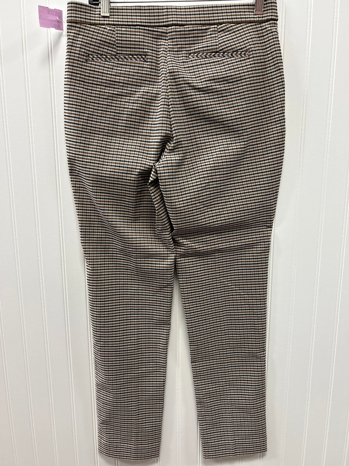 Pants Dress By Anne Klein In Brown & Cream, Size:M