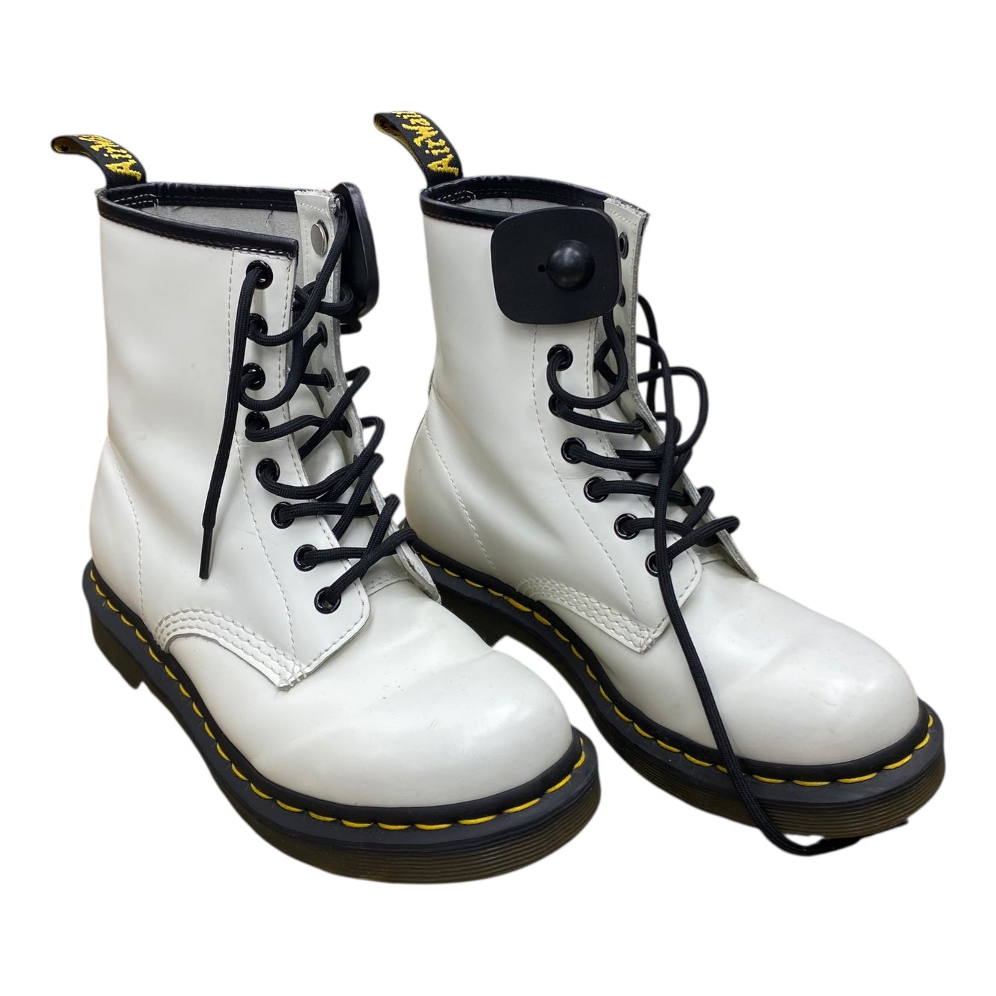 Boots Designer By Dr Martens In White, Size:7