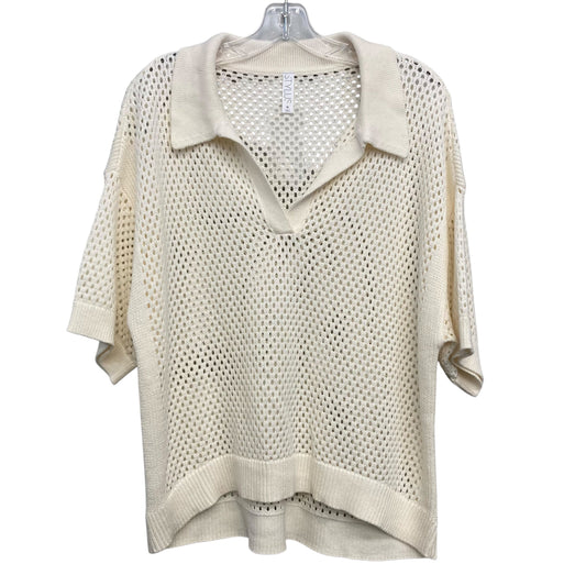 Top Ss By Stylus In Cream, Size:Xl