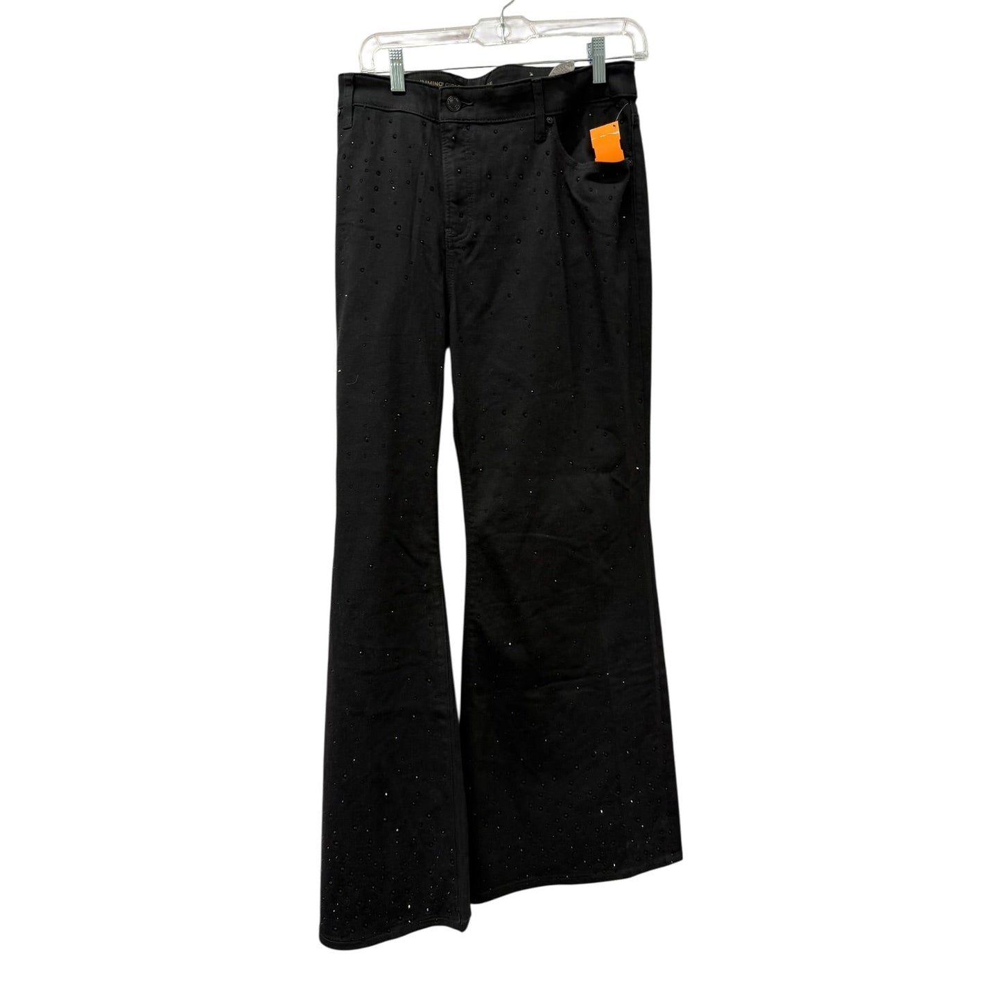 Jeans Flared By Chicos In Black, Size:16