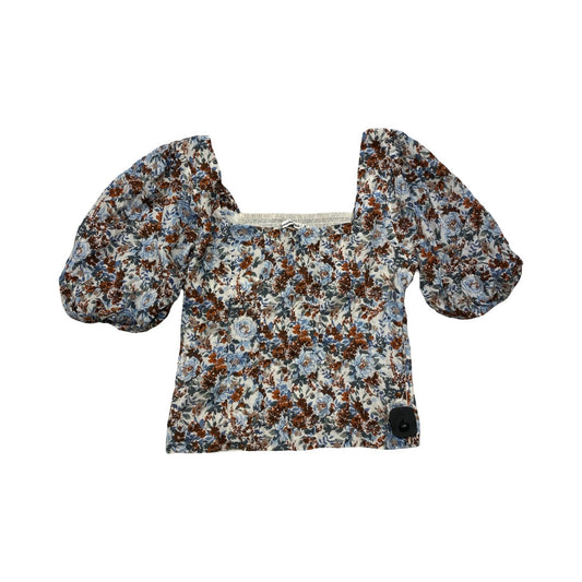 Top Ss By Abercrombie And Fitch In Floral Print, Size:M