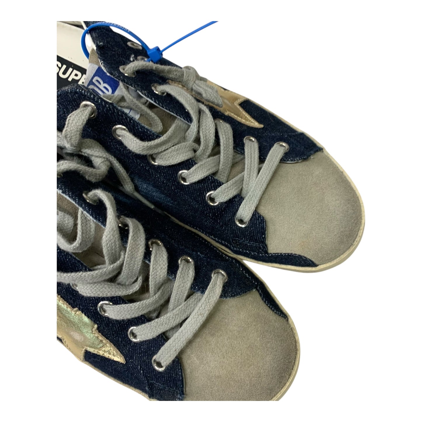 Shoes Luxury Designer By Golden Goose In Navy, Size: 8.5