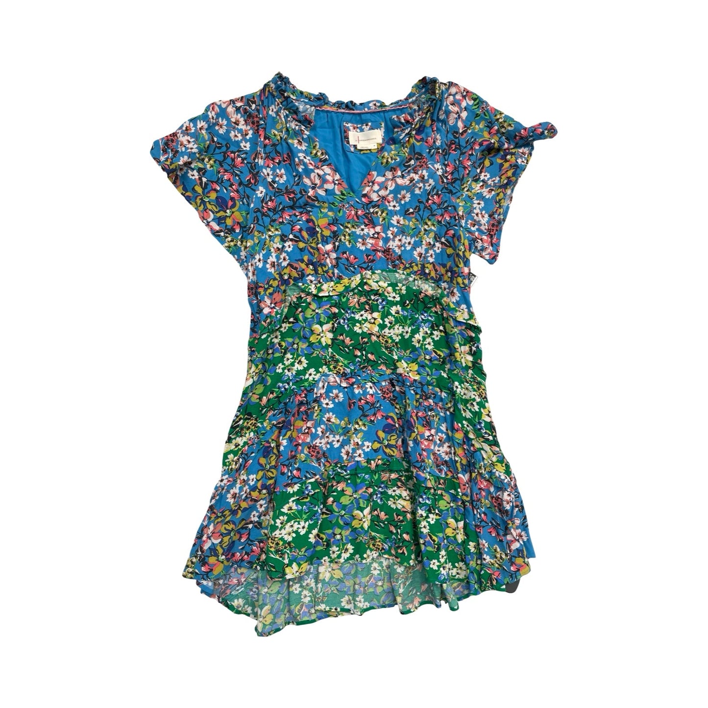Dress Casual Short By Anthropologie In Floral Print, Size:M