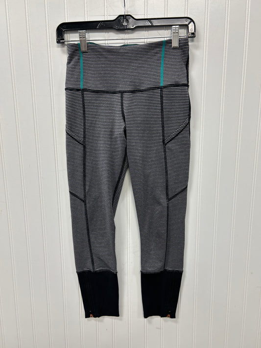 Athletic Leggings By Lululemon In Grey, Size:4