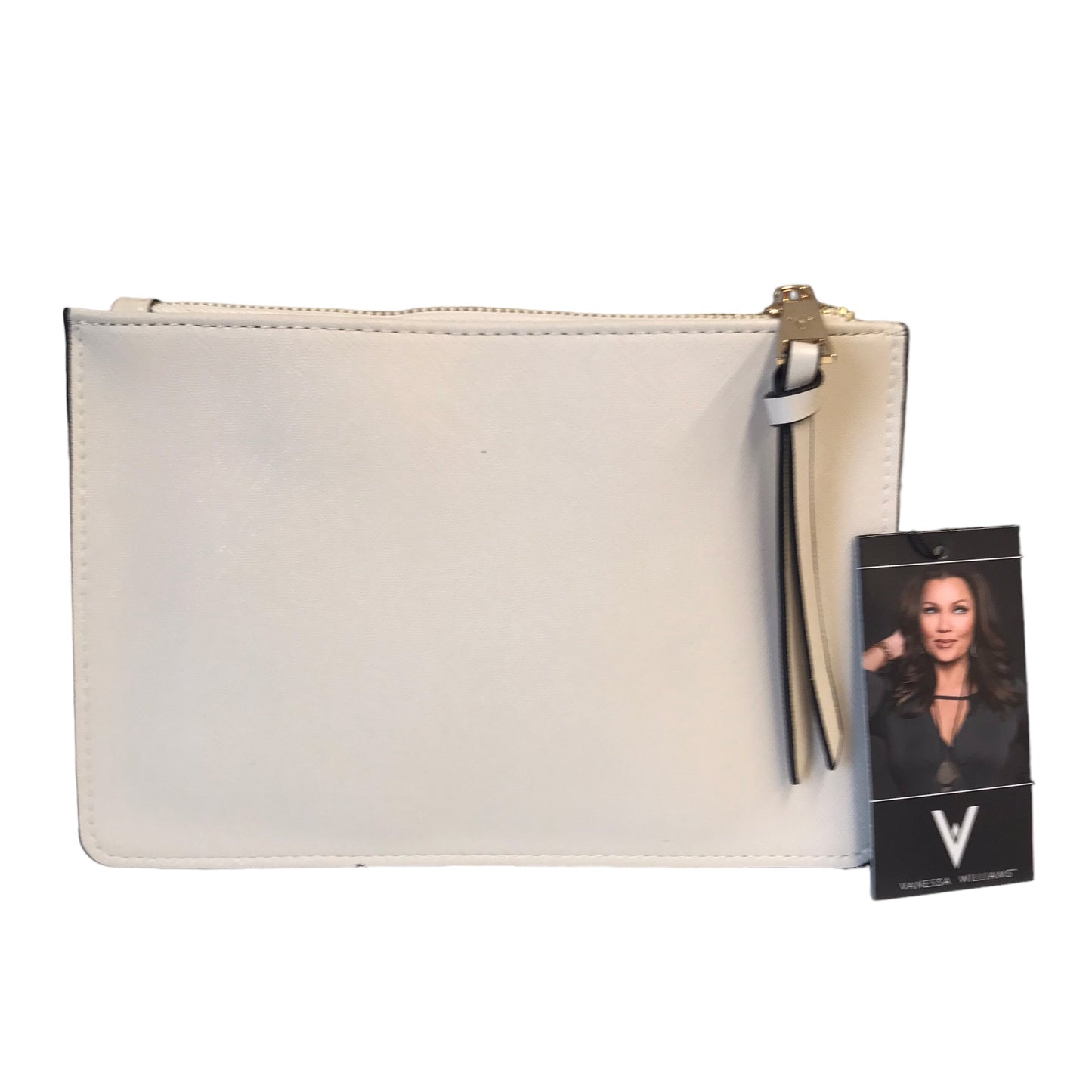 Clutch By Vanessa Williams In Cream, Size:Small