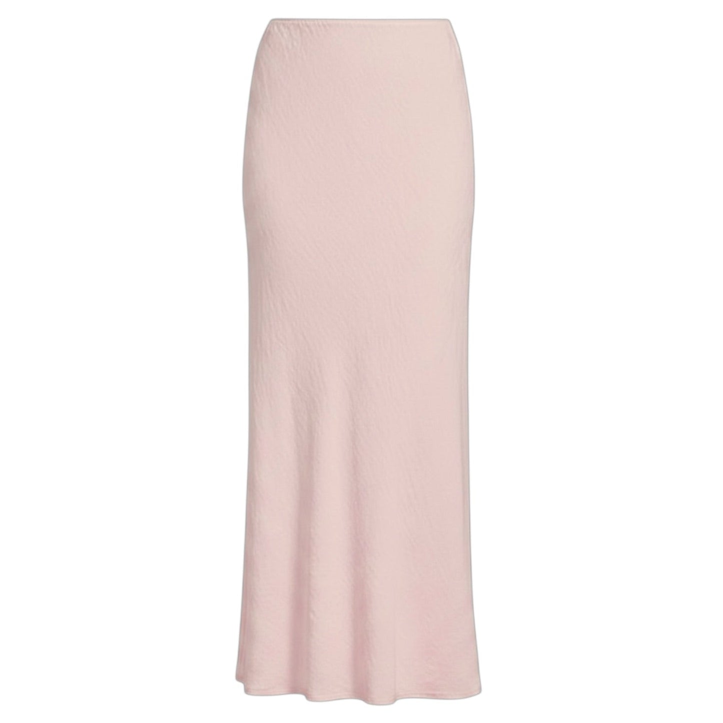 Light Linen Long Bias Skirt By Bryn Walker In Pink, Size: XXS