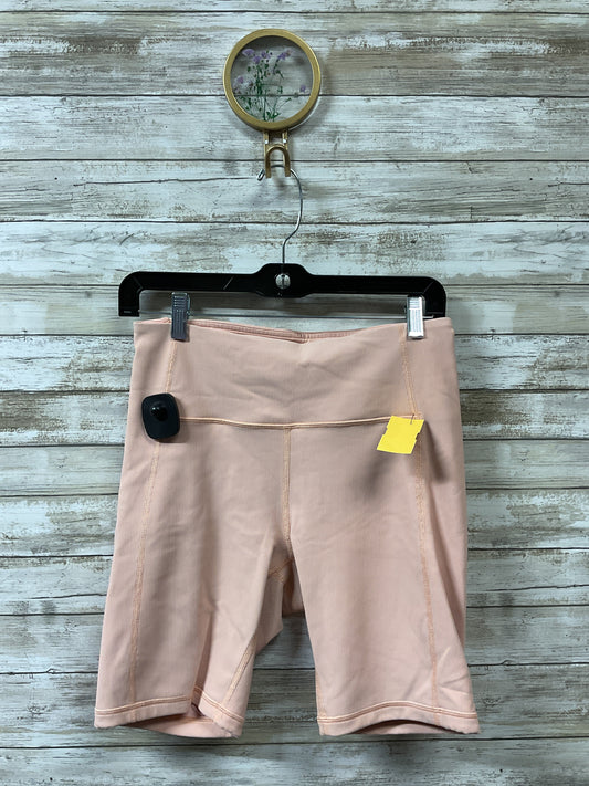Athletic Shorts By Lululemon In Orange, Size:8