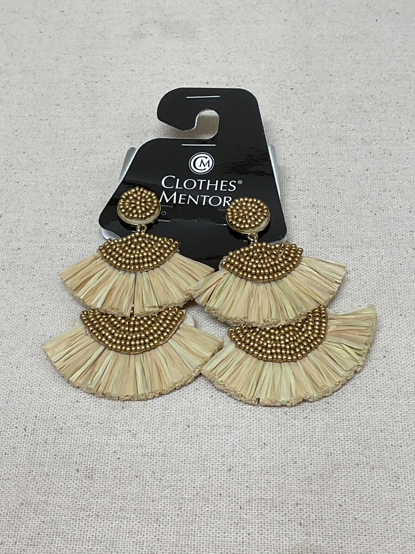 Earrings Dangle/Drop By J. Crew In Tan