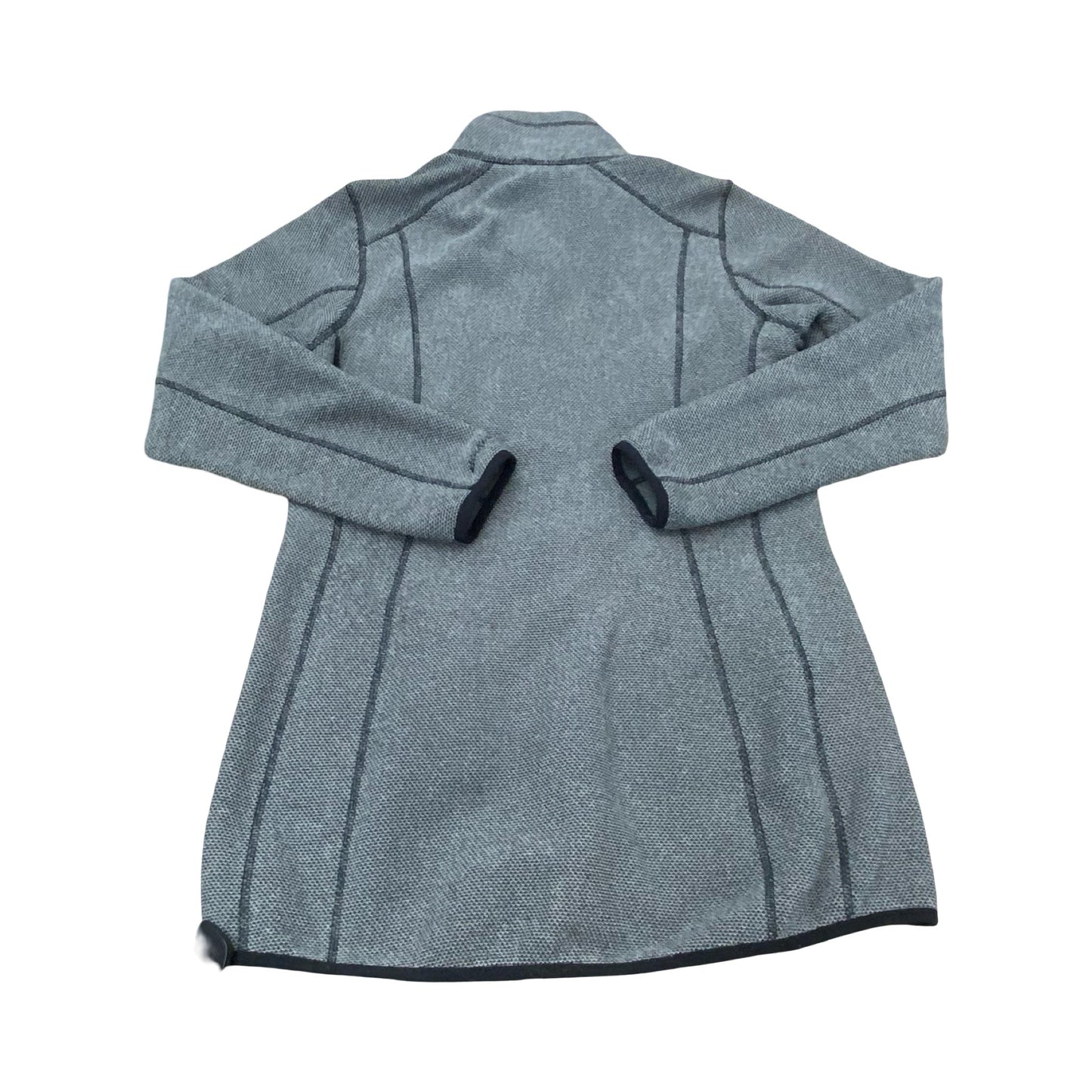 Jacket Fleece By Eddie Bauer In Grey, Size:M