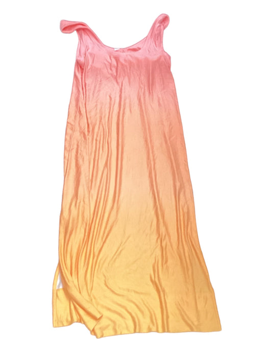 Orange Dress Casual Maxi Soma, Size S