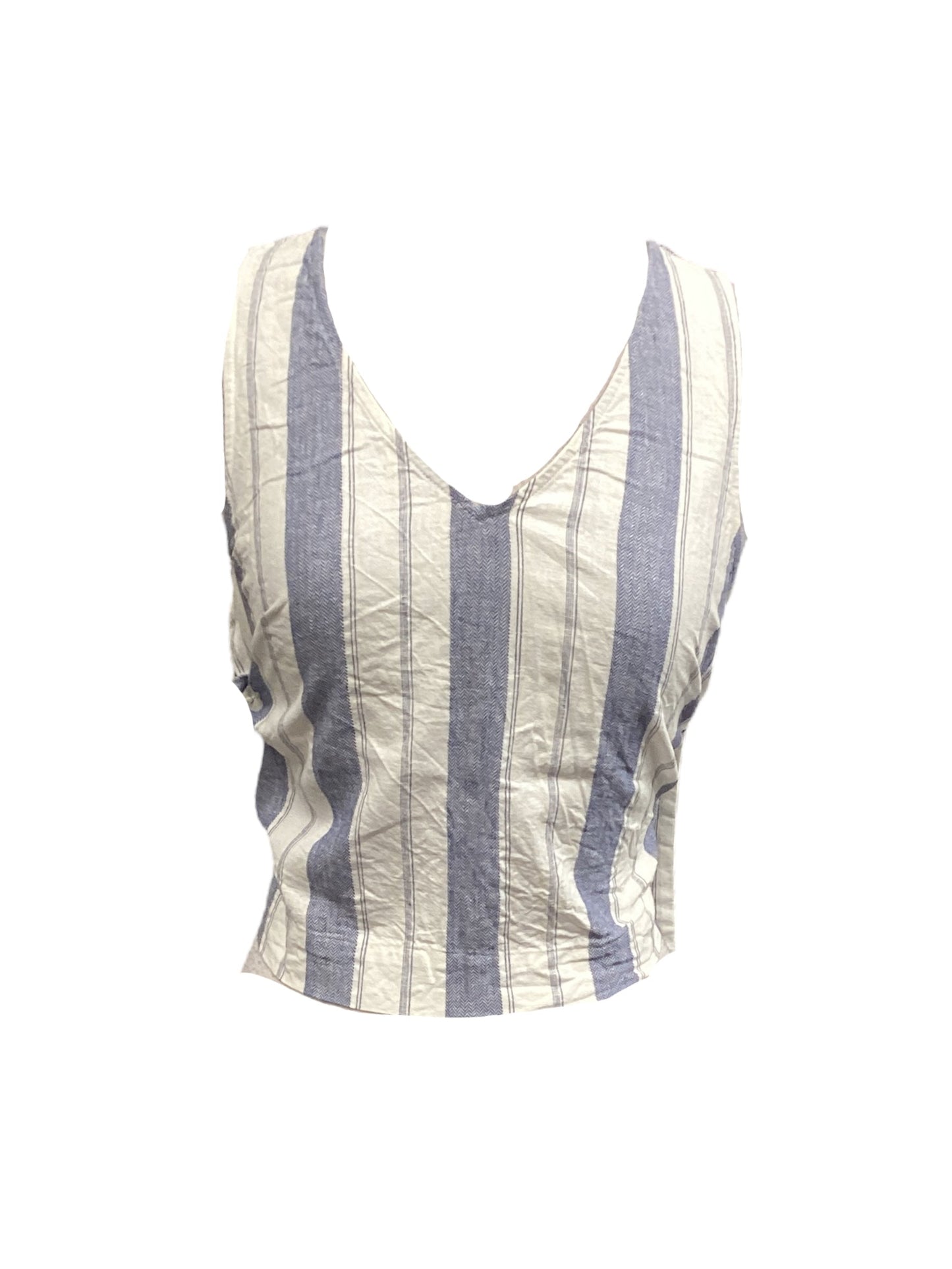 Striped Pattern Top Sleeveless Madewell, Size Xs