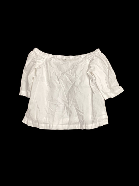 White Top 3/4 Sleeve Ann Taylor, Size M