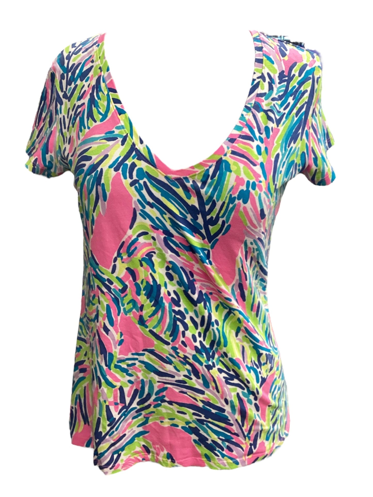 Multi-colored Top Short Sleeve Lilly Pulitzer, Size S