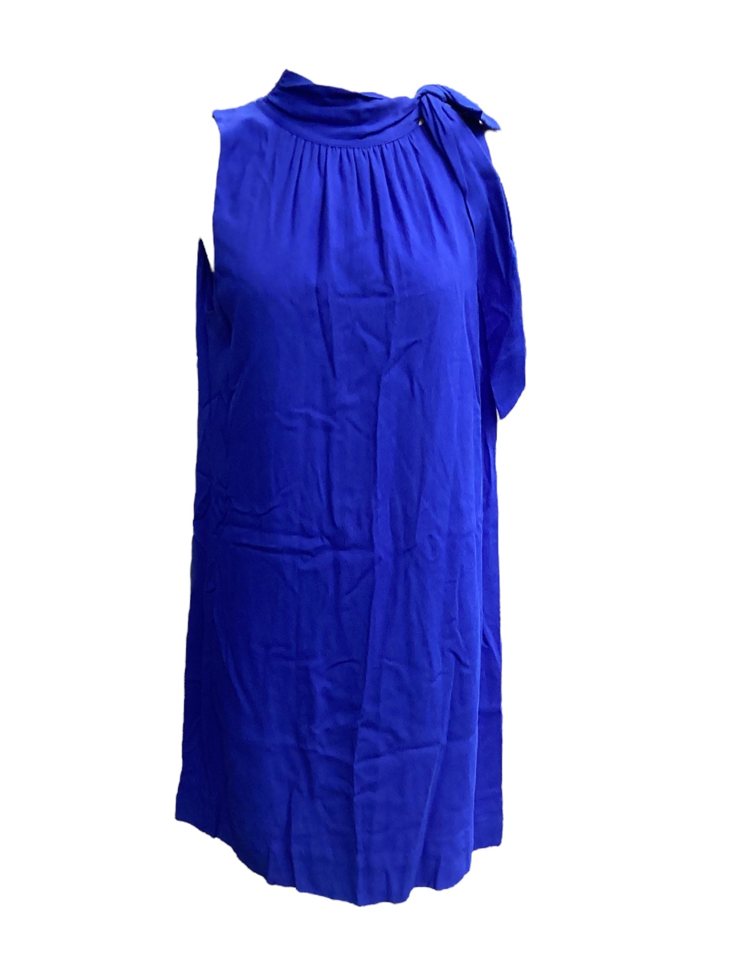 Blue Dress Casual Midi Ann Taylor, Size 12