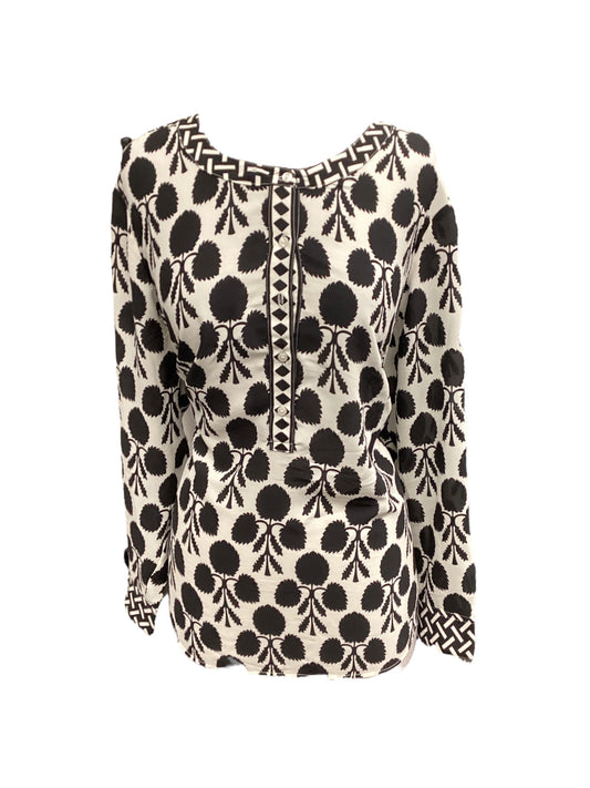 Black & White Top Long Sleeve Talbots, Size 2x