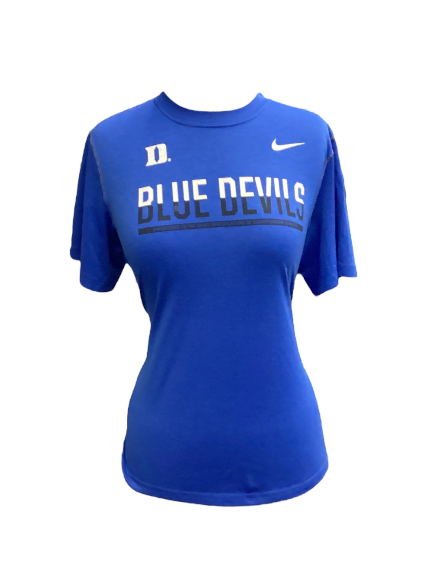 Blue Athletic Top Short Sleeve Nike, Size Xl